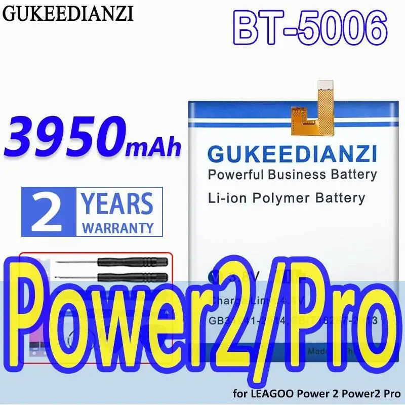 Mobile Phone Battery 3950Mah For Leagoo Power 2 Power2 Good Low-Temperature Performance BT-5006
Mobile Phone Battery 3950Mah For Leagoo Power 2 Power2 Good Low-Temperature Performance BT-5006