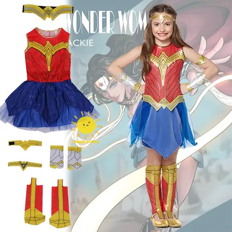 BEAST KINGDOM Deluxe Wonder Woman Cosplay Halloween carnaval Diana Prince Cosplay disfraces vestido accesorio Diana accesorios para regalos