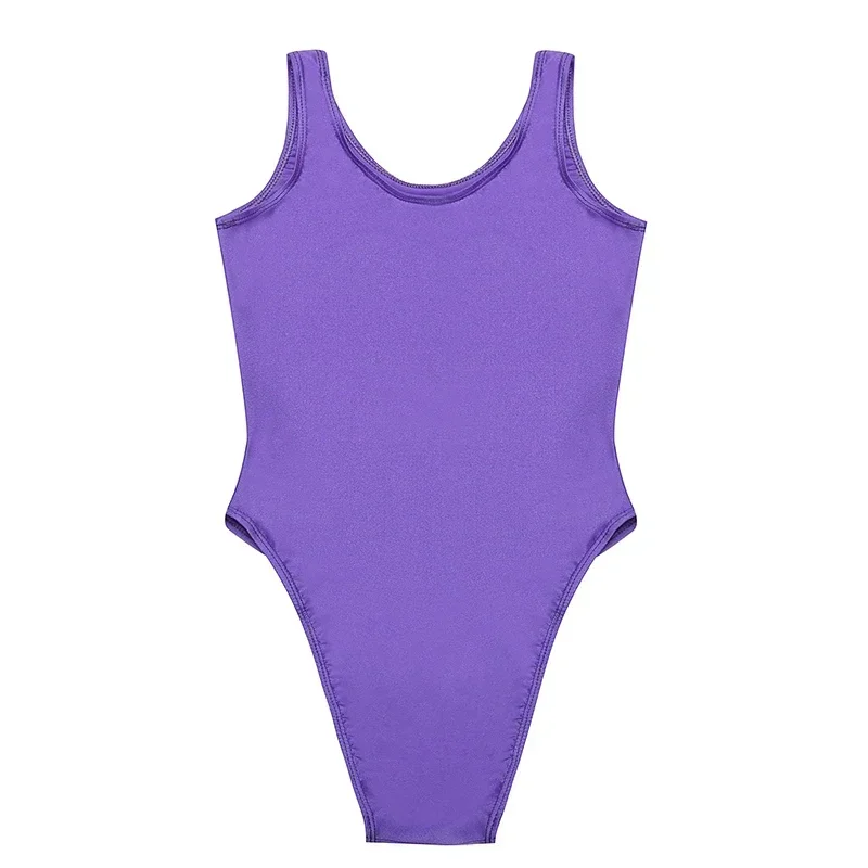 Women Tank High Cut Leotard Thong Skinny Workout One Piece Bodysuit Gymnastics Spandex Nylon Sleeveless Ballet Dance Stage Tops 
Women Tank High Cut Leotard Thong Skinny Workout One Piece Bodysuit Gymnastics Spandex Nylon Sleeveless Ballet Dance Stage Tops
