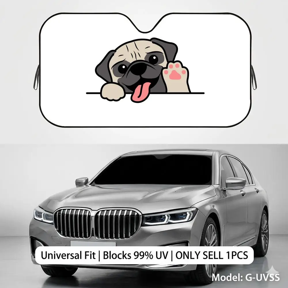 Cute Dog Waving Paw Sun Visor Reusable Aluminum Foil Car Windshield Sun Visor UV Protector Heat Insulation Cover Shade
Cute Dog Waving Paw Sun Visor Reusable Aluminum Foil Car Windshield Sun Visor UV Protector Heat Insulation Cover Shade