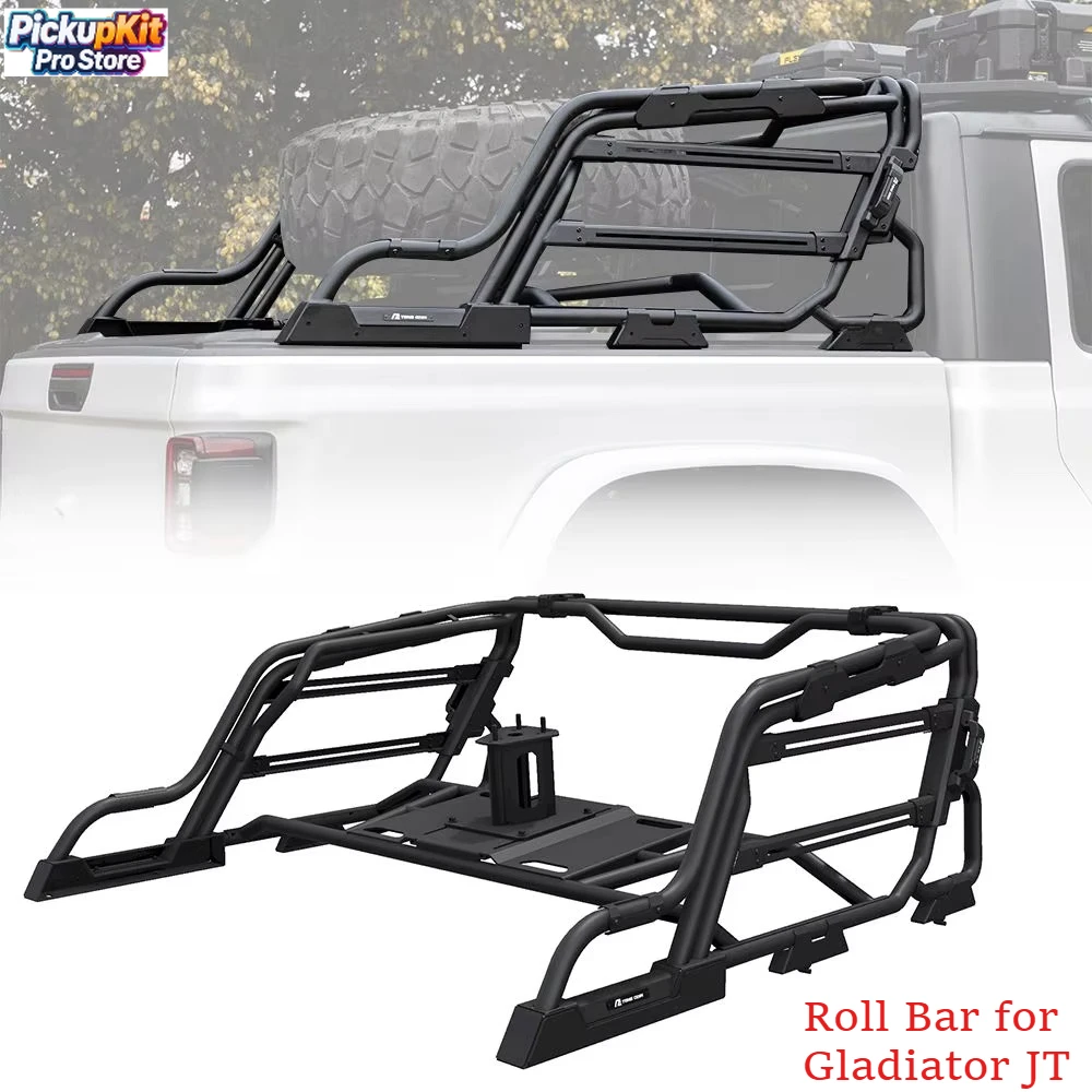 Pickup Truck Aluminum Rear Roll bar Frontier for New Design Chase Rack Roll Bar for Gladiator JT 4x4 Offroad Accessories
Pickup Truck Aluminum Rear Roll bar Frontier for New Design Chase Rack Roll Bar for Gladiator JT 4x4 Offroad Accessories