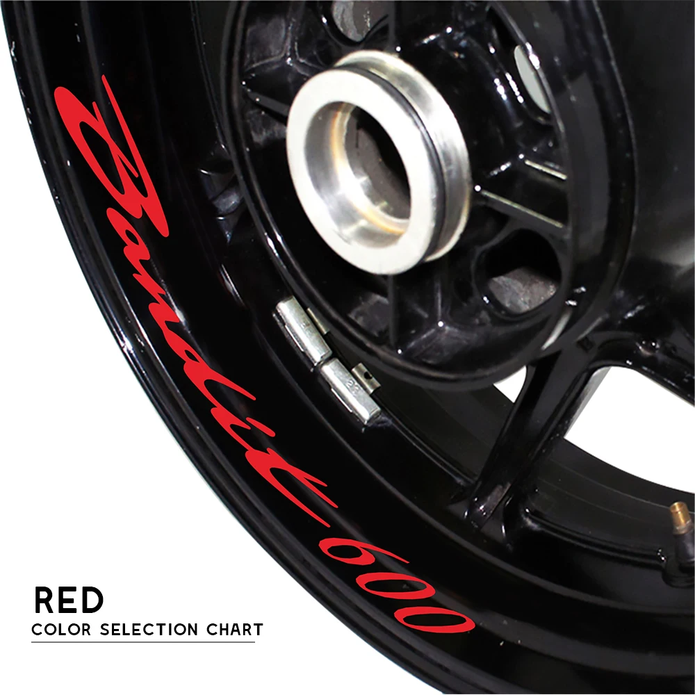 Pegatina reflectante para rueda de motocicleta, calcomanías para decoración de llanta, logotipo para SUZUKI BANDIT 600 Bandit600
Pegatina reflectante para rueda de motocicleta, calcomanías para decoración de llanta, logotipo para SUZUKI BANDIT 600 Bandit600