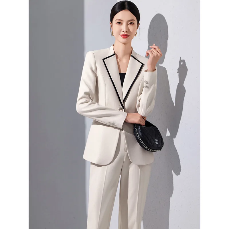 Elegant Green Black Apricot Pant Suit Women 2 Piece Set Office Ladies Female Business Work Wear Formal Blazer Jacket And Trouser
Elegant Green Black Apricot Pant Suit Women 2 Piece Set Office Ladies Female Business Work Wear Formal Blazer Jacket And Trouser