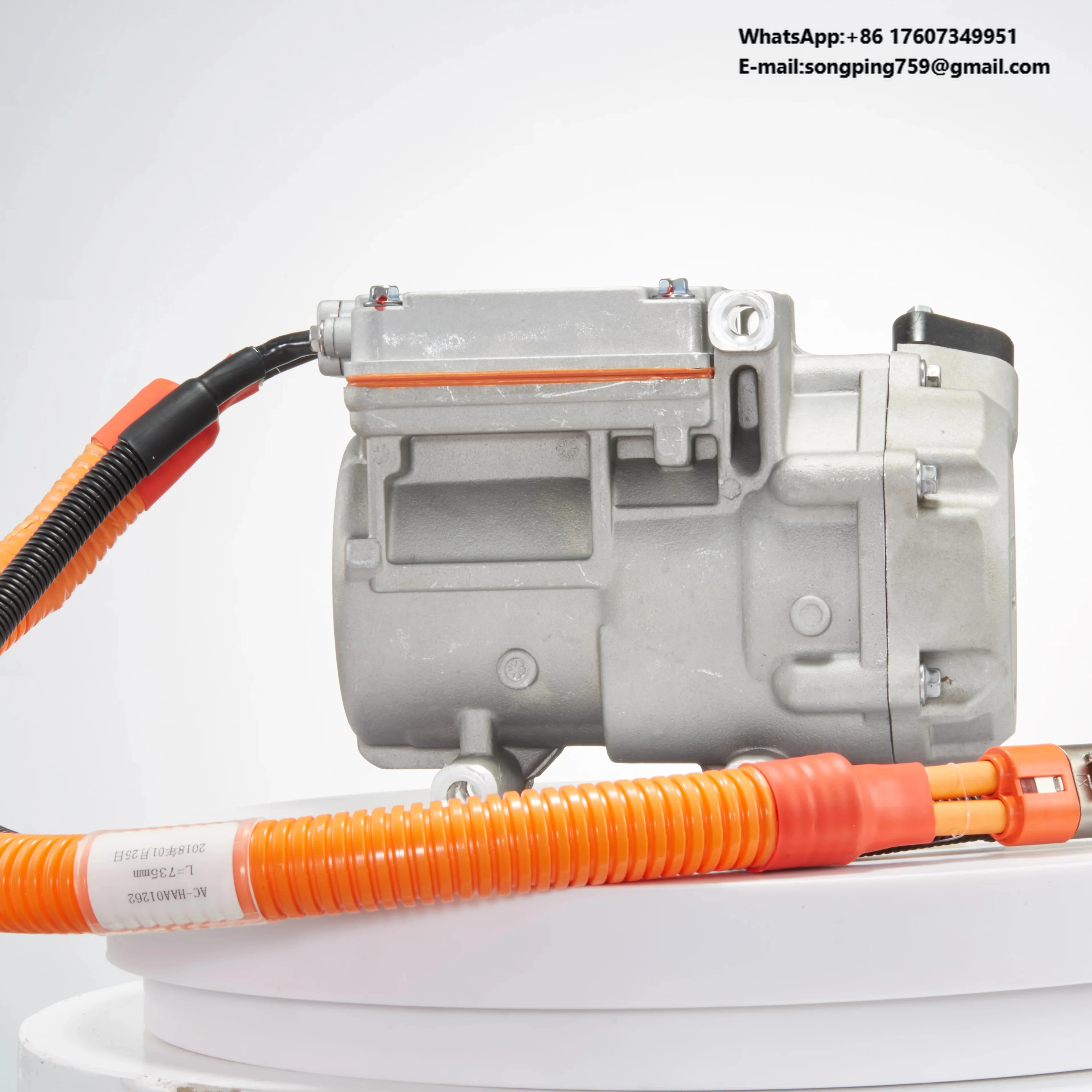 144V DC Air Conditioner Compressor 27cc for Hybrid Electric Vehicles& Pure EV
144V DC Air Conditioner Compressor 27cc for Hybrid Electric Vehicles& Pure EV
