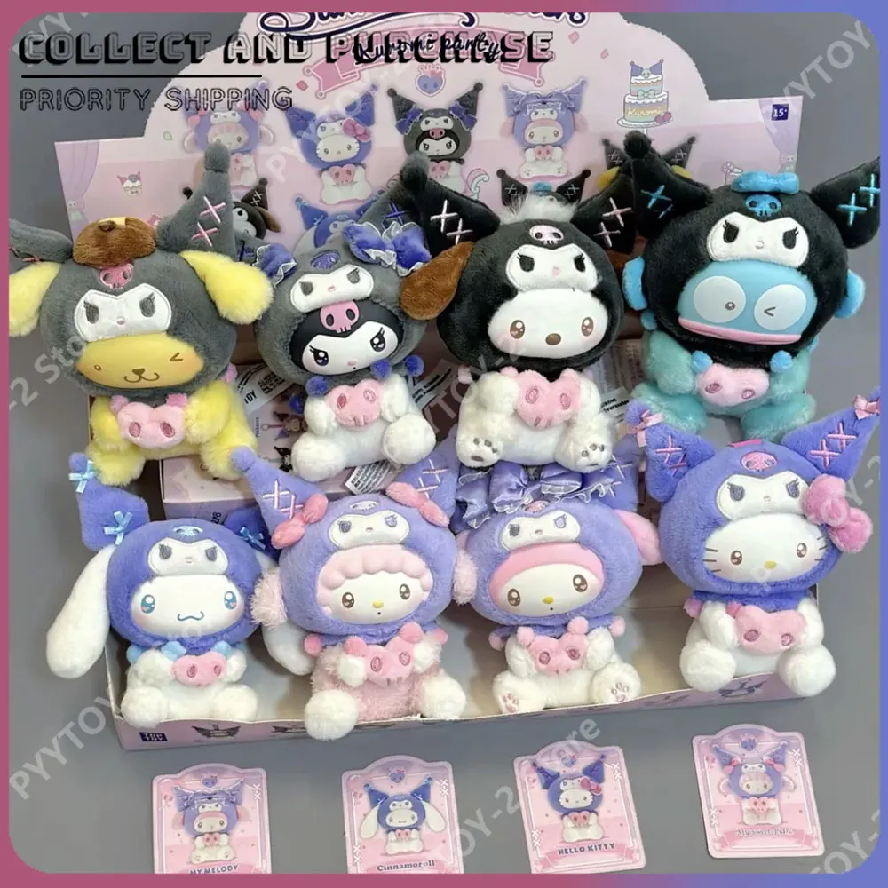 Sanrio Kuromi Plush Doll Cute Cartoon Bag Keychain Pendant Decoration Kawaii Melody Stuffed Doll Surprise Box Toy Birthday Gifts
Sanrio Kuromi Plush Doll Cute Cartoon Bag Keychain Pendant Decoration Kawaii Melody Stuffed Doll Surprise Box Toy Birthday Gifts
