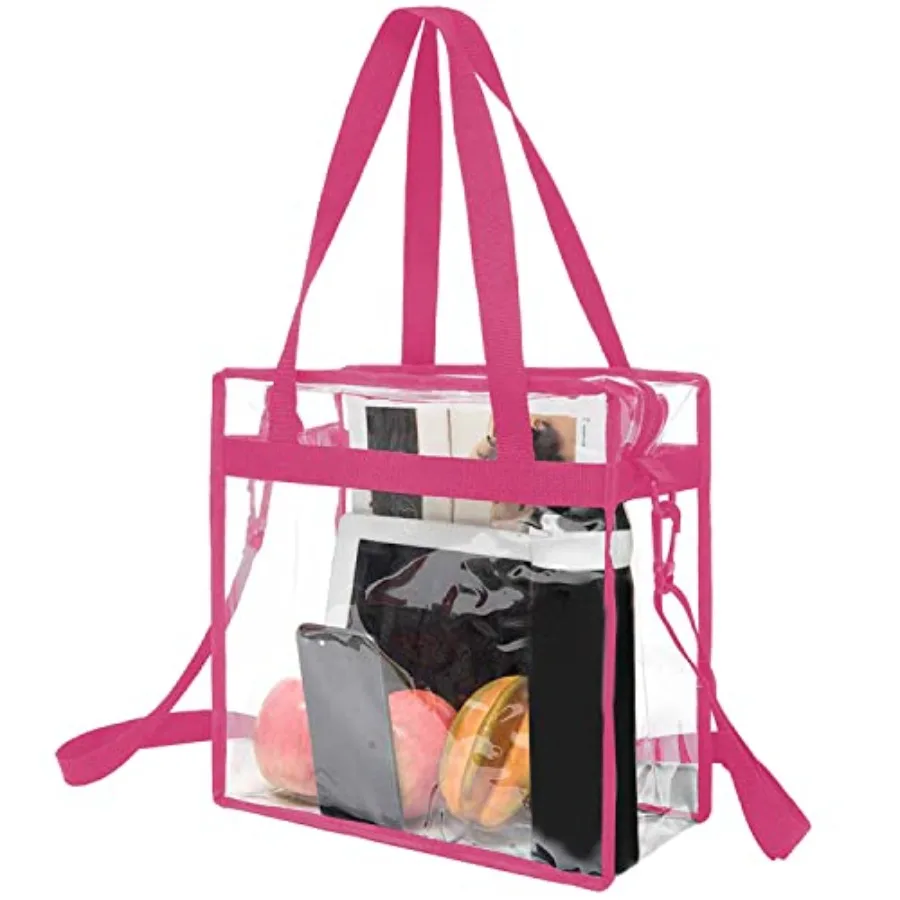 BAGAIL Clear Bags 12x6x12 Stadium Approved Clear Tote Bag with Zipper Closure Crossbody Shoulder Bag with Adjustable Strap
BAGAIL Clear Bags 12x6x12 Stadium Approved Clear Tote Bag with Zipper Closure Crossbody Shoulder Bag with Adjustable Strap