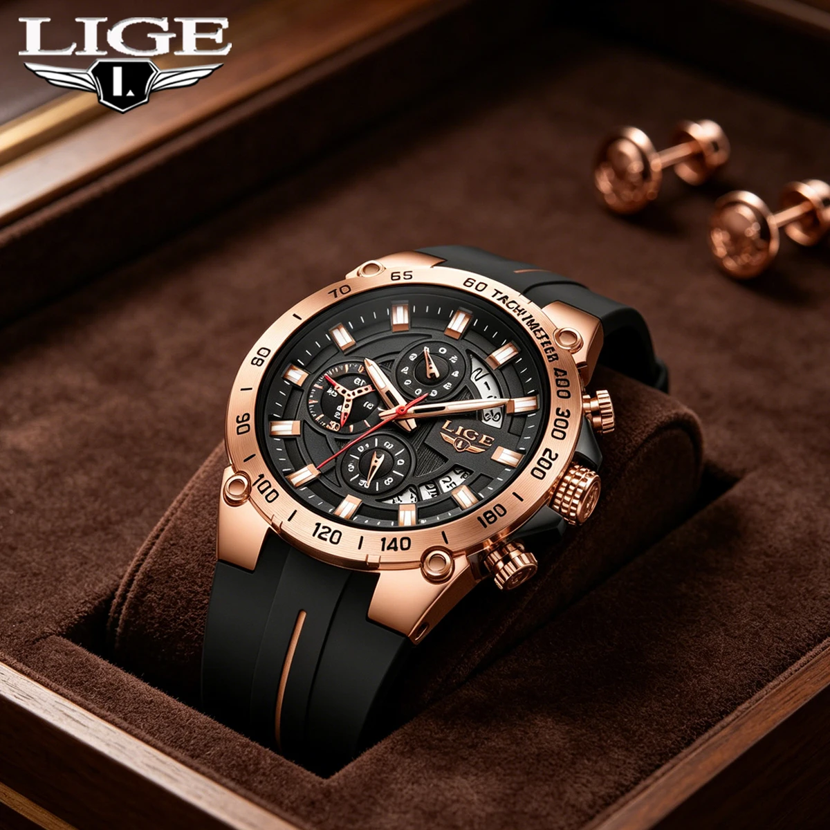 LIGE 2026 Brand Watch Men Silicone Sports Watches Men's Army Military Quartz Wristwatch Chronograph Male Clock Relogio Masculino
LIGE 2026 Brand Watch Men Silicone Sports Watches Men's Army Military Quartz Wristwatch Chronograph Male Clock Relogio Masculino