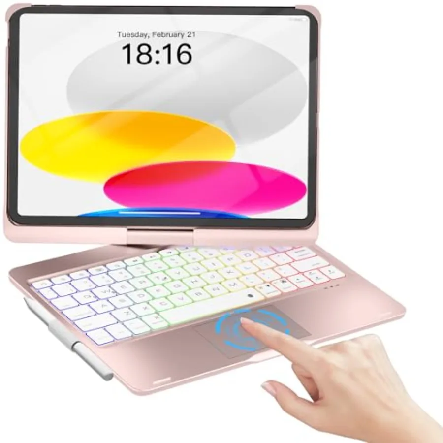 Чехол с клавиатурой для iPad 10-го и 11-го поколений A16, чехол для iPad Air 11 дюймов (M4/M3/M2), клавиатура для iPad Pro 11 (4-го/3-го/2-го/1-го поколения)
Чехол с клавиатурой для iPad 10-го и 11-го поколений A16, чехол для iPad Air 11 дюймов (M4/M3/M2), клавиатура для iPad Pro 11 (4-го/3-го/2-го/1-го поколения)