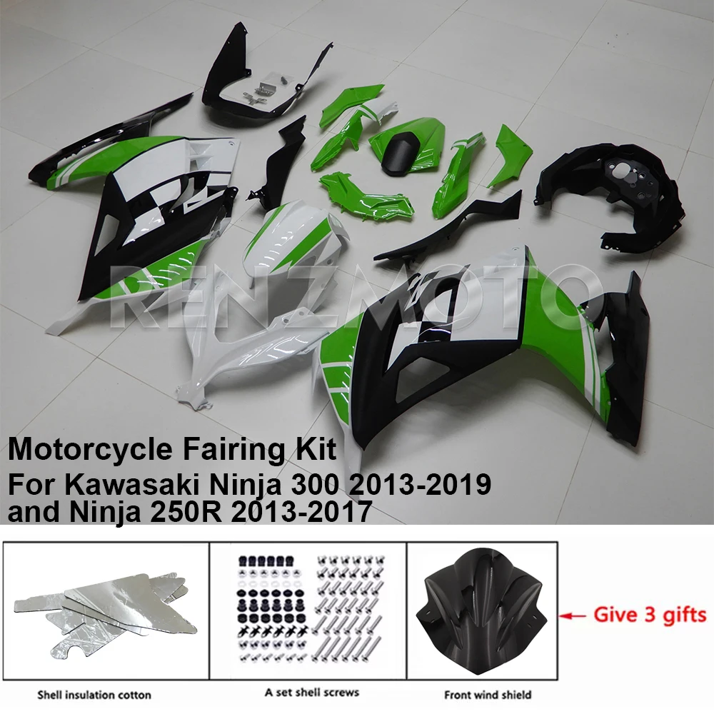 Motorcycle Fairing Accessory Fit For Kawasaki K0313-110 Ninja 300 2013-2019 and Ninja 250R 2013-2017 Bodywork Decor Set
Motorcycle Fairing Accessory Fit For Kawasaki K0313-110 Ninja 300 2013-2019 and Ninja 250R 2013-2017 Bodywork Decor Set