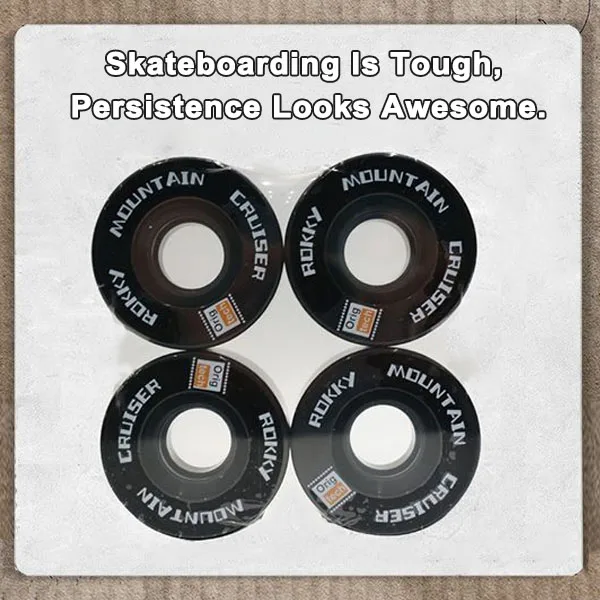 Professional Cruiser Wheels for Double Kick Skateboard, Shock-Absorbing Quiet Long Glide Skate Wheels for Daily Commute Skateboa
Professional Cruiser Wheels for Double Kick Skateboard, Shock-Absorbing Quiet Long Glide Skate Wheels for Daily Commute Skateboa