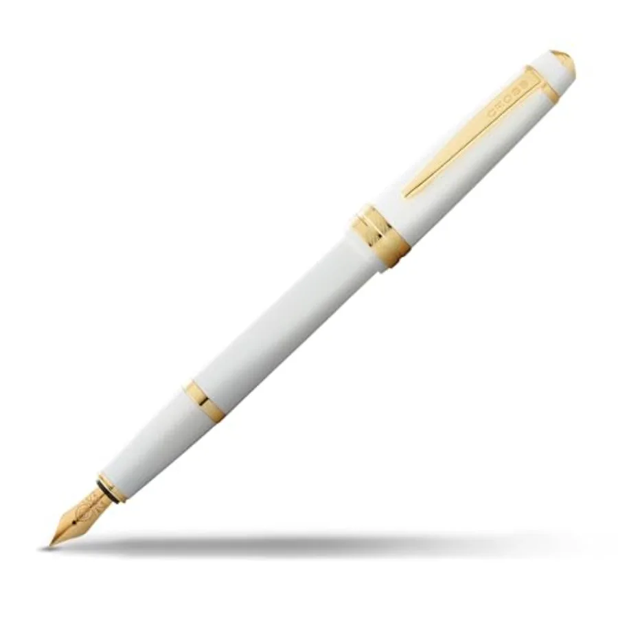 Bailey Light Resin and Gold Tone - Fountain Pen - Professional Pen for Effortless Writing - Journaling, Note-Taking and More -
Bailey Light Resin and Gold Tone - Fountain Pen - Professional Pen for Effortless Writing - Journaling, Note-Taking and More -