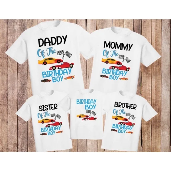 Cool Race Car Family Tshirt Birthday Boy T-shirt Family Matching Clothes Party Clothes T Shirt White Graphic Tee Outfit Look
Cool Race Car Family Tshirt Birthday Boy T-shirt Family Matching Clothes Party Clothes T Shirt White Graphic Tee Outfit Look