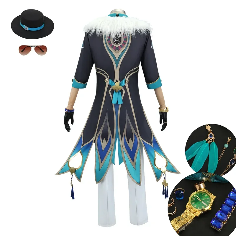 RT01 Aventurine Cosplay Costume Honkai Star Rail Carnival Uniform Wig Anime Halloween Costumes Men Game Character Outfits*Jk2
RT01 Aventurine Cosplay Costume Honkai Star Rail Carnival Uniform Wig Anime Halloween Costumes Men Game Character Outfits*Jk2