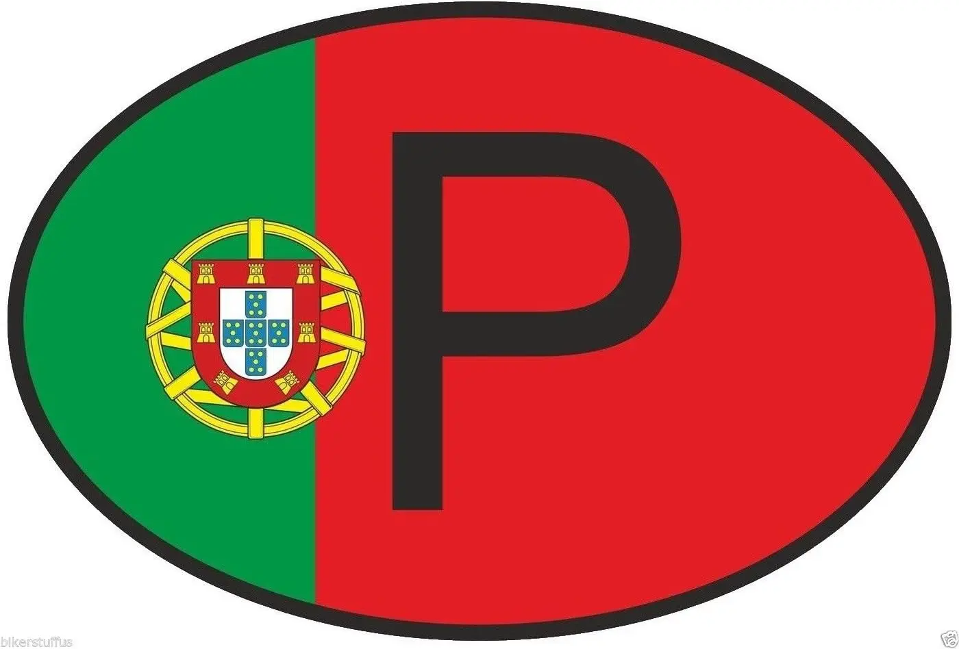 Classic Design P Portugal Country Code Oval with Flag Sticker Bumper Sticker Laptop Helmet Occlusion Scratch Sticker
Classic Design P Portugal Country Code Oval with Flag Sticker Bumper Sticker Laptop Helmet Occlusion Scratch Sticker