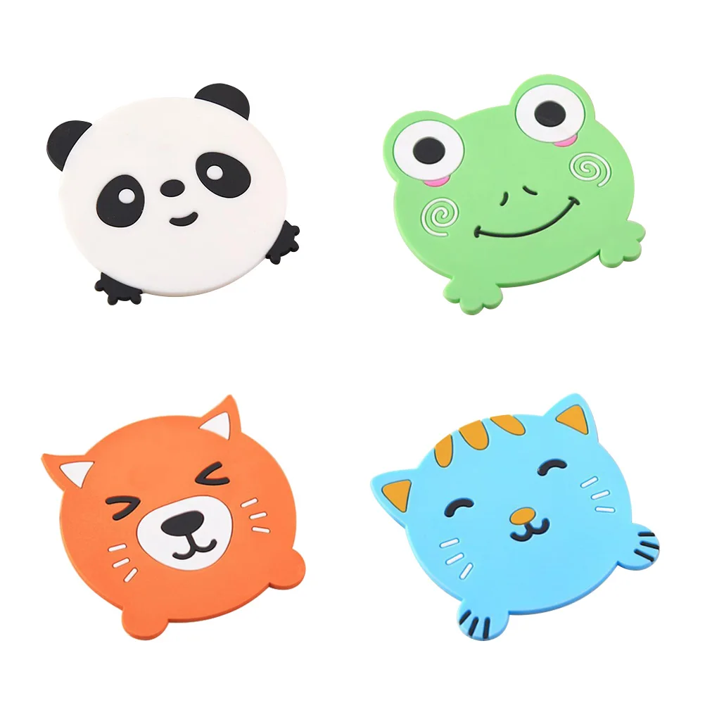 4PCS Adorable Cartoon Animal Silicone Coasters Insulation Rubber Bowl Pads Non- Mats(Random Style)
4PCS Adorable Cartoon Animal Silicone Coasters Insulation Rubber Bowl Pads Non- Mats(Random Style)