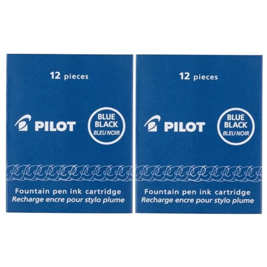 Namiki IC100 Fountain Pen Ink Cartridges - Blue/Black Pack of 2
Namiki IC100 Fountain Pen Ink Cartridges - Blue/Black Pack of 2