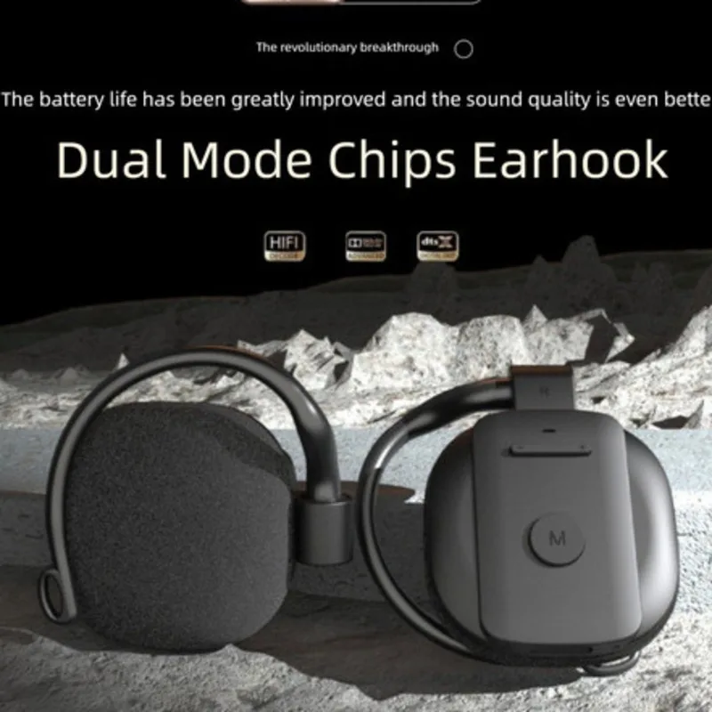 OWS Bluetooth 5.3 Dual Mode Headphones Ear Hanging Independence Working 19g Lightweight Sports Adjustment Earhook Button Control
OWS Bluetooth 5.3 Dual Mode Headphones Ear Hanging Independence Working 19g Lightweight Sports Adjustment Earhook Button Control