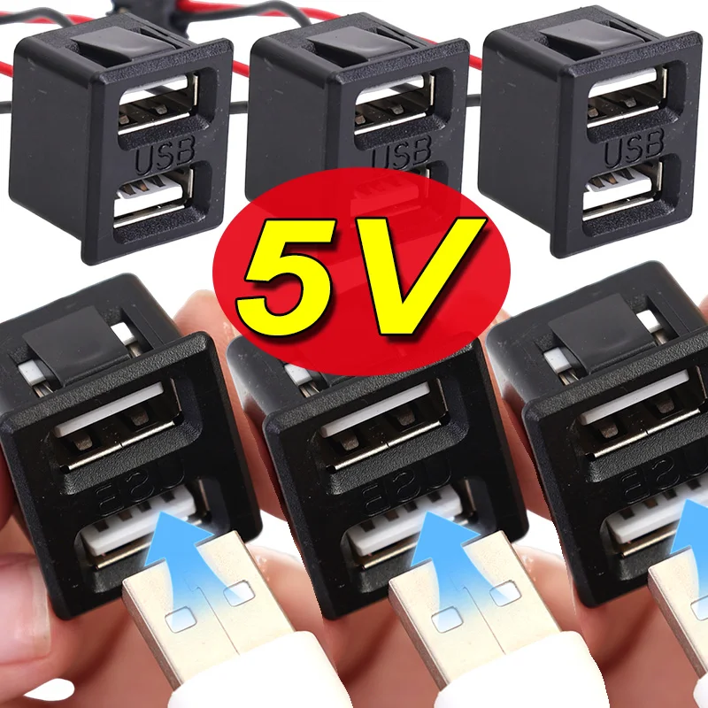5V 2A Female Usb Lamp Charging Socket Power Socket with Cable Connector Black Double Layer Usb Female Base Type-C Socket
5V 2A Female Usb Lamp Charging Socket Power Socket with Cable Connector Black Double Layer Usb Female Base Type-C Socket