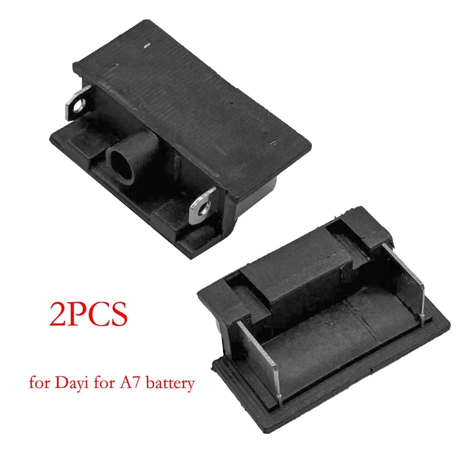 2PCS Black Plastic Adapter Connector For DAYI A7 Pin Terminal Block Replacement Power Tool Switch Accessory