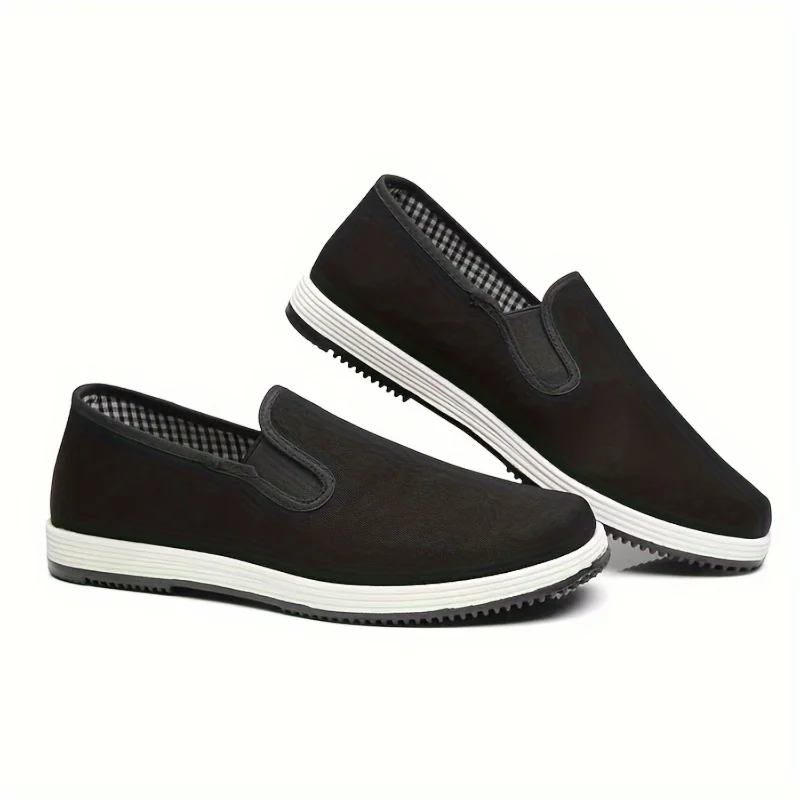 Mens Lightweight Canvas Slip-On Shoes - Breathable, Comfortable, and Flexible for Outdoor Walking, Driving, Martial Arts, Kung F
Mens Lightweight Canvas Slip-On Shoes - Breathable, Comfortable, and Flexible for Outdoor Walking, Driving, Martial Arts, Kung F