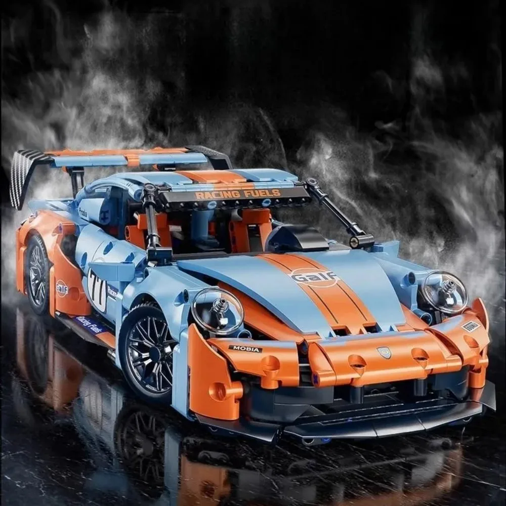 1:14 строительный блок, спортивный автомобиль, сделай сам, масло Gulf, синий GT3, модель строительного блока, игрушечный автомобиль, подарок на день рождения для мальчика
1:14 строительный блок, спортивный автомобиль, сделай сам, масло Gulf, синий GT3, модель строительного блока, игрушечный автомобиль, подарок на день рождения для мальчика