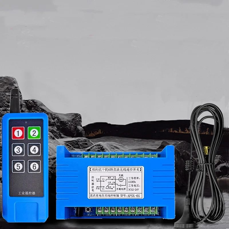 Универсальное реле постоянного тока 12 В 24 В 36 В 48 В 10 А 6 каналов RF беспроводное радиопереключатель дистанционного управления 433 МГц промышленное/сельское/домашнее
Универсальное реле постоянного тока 12 В 24 В 36 В 48 В 10 А 6 каналов RF беспроводное радиопереключатель дистанционного управления 433 МГц промышленное/сельское/домашнее