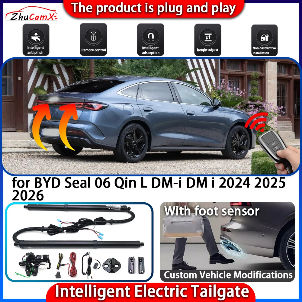 Smart Powered Tailgate System for BYD Seal 06 Qin L DM-i DM i 2024 2025 2026 Automatic Intelligent Electric Trunk Lift Control
Smart Powered Tailgate System for BYD Seal 06 Qin L DM-i DM i 2024 2025 2026 Automatic Intelligent Electric Trunk Lift Control