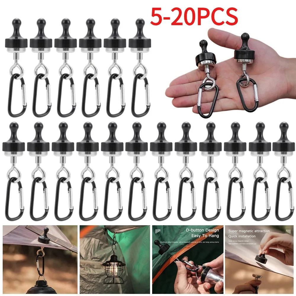 5-20Pcs Magnetic Hooks Multipurpose Outdoor Tent Canopy Camping Light Hook Magnet Bearing Hanger D Type Climbing Carabiner Clip
5-20Pcs Magnetic Hooks Multipurpose Outdoor Tent Canopy Camping Light Hook Magnet Bearing Hanger D Type Climbing Carabiner Clip