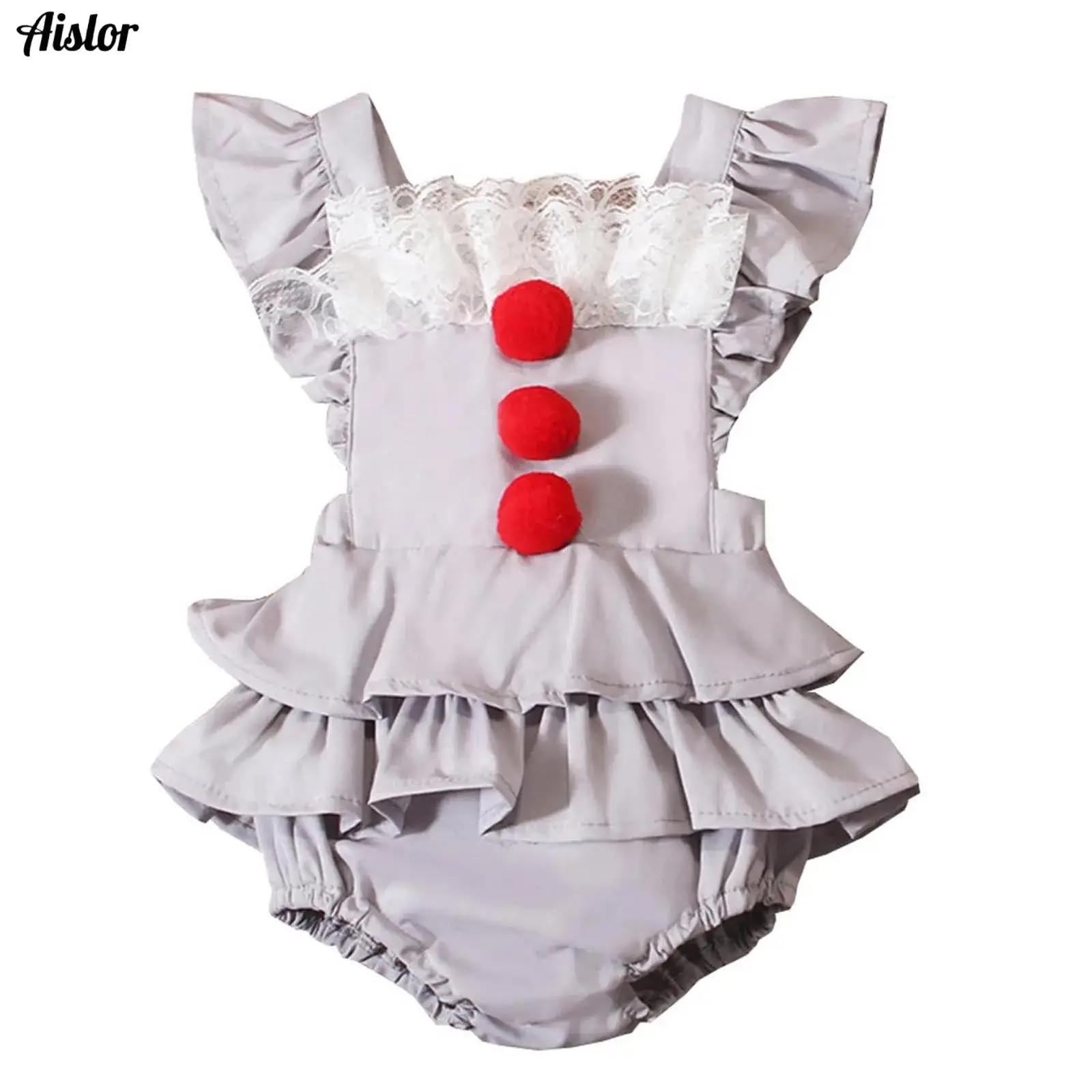 Girls Boys Jumpsuit Clown Costume Halloween Cosplay Joker Costume Patchwork Lace Red Bobbles Layered Ruffle Bodysuit Masquerade
Girls Boys Jumpsuit Clown Costume Halloween Cosplay Joker Costume Patchwork Lace Red Bobbles Layered Ruffle Bodysuit Masquerade