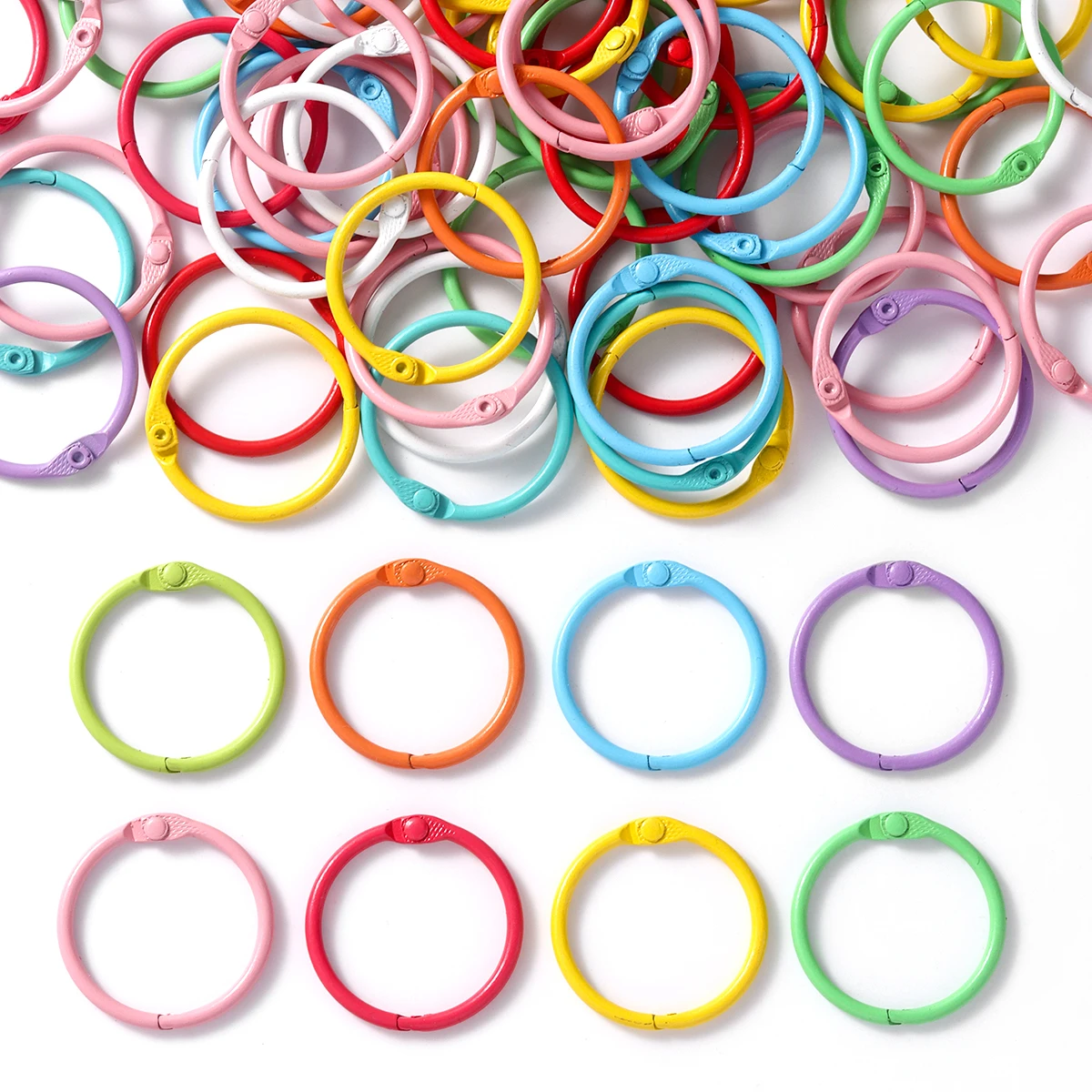 20/50pcs multi-color mixed 30mm metal paint round key chain DIY key chain mobile phone chain bag decoration accessories
20/50pcs multi-color mixed 30mm metal paint round key chain DIY key chain mobile phone chain bag decoration accessories
