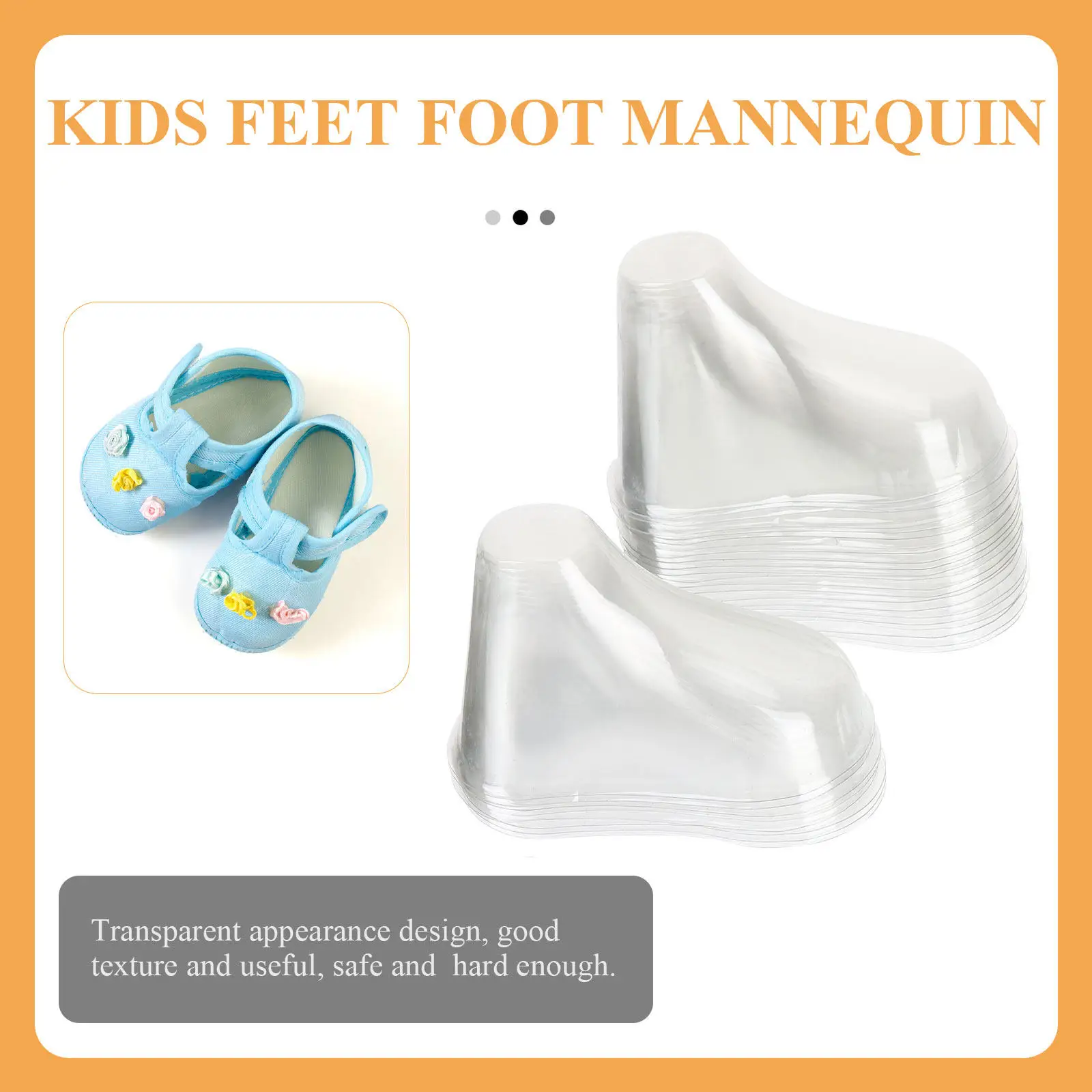 20Pcs Transparent Toddler Feet Shoe Display Supports Baby Booties Socks Stands Clear Plastic Retail Store Shop Use
20Pcs Transparent Toddler Feet Shoe Display Supports Baby Booties Socks Stands Clear Plastic Retail Store Shop Use
