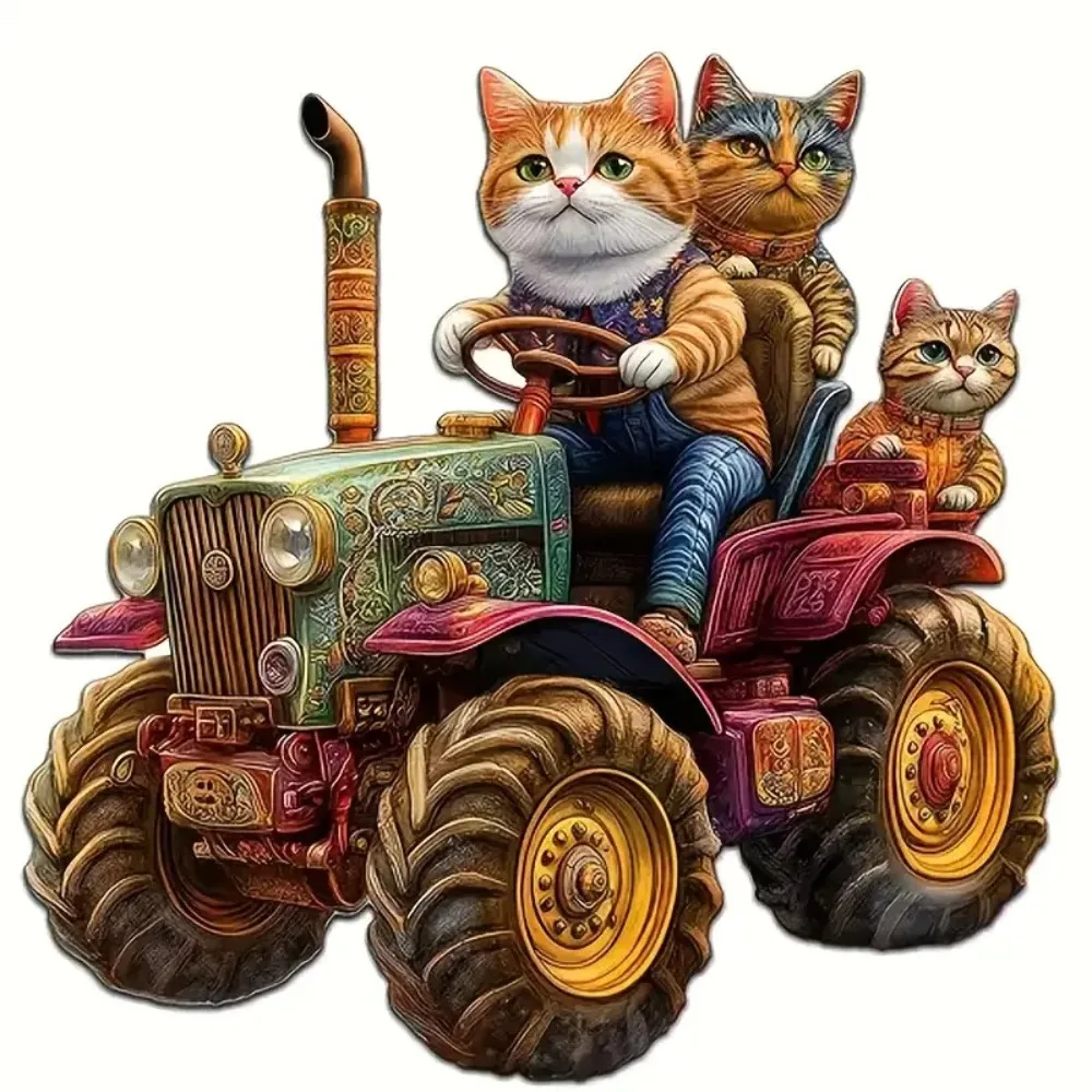 Funny Cat Farmer Tractor Stickers Vibrant Vinyl Decals Featuring Cute Cats Operating a Red Sturdy Self Adhesive for Use on
Funny Cat Farmer Tractor Stickers Vibrant Vinyl Decals Featuring Cute Cats Operating a Red Sturdy Self Adhesive for Use on