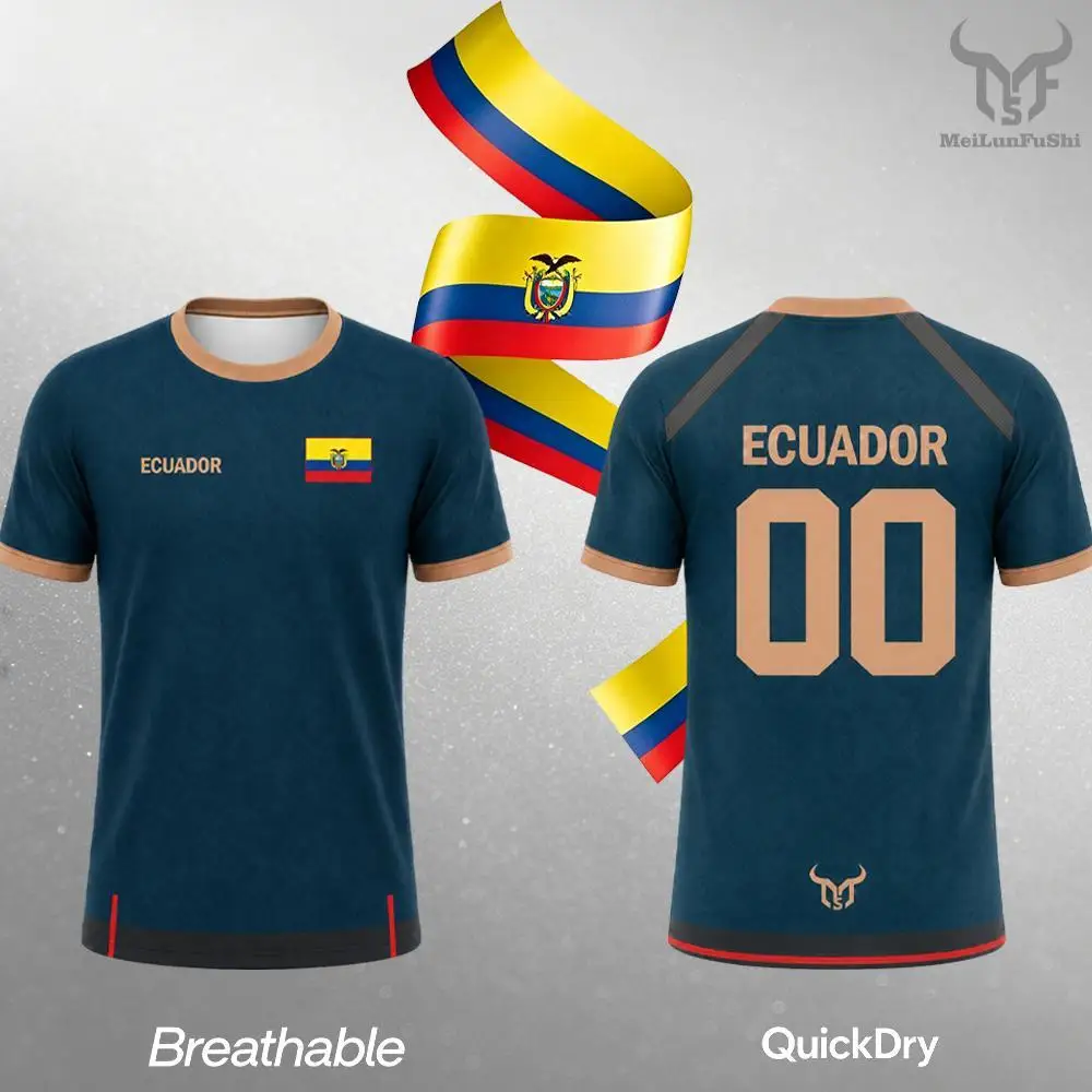New Ecuador Flag Printed T-Shirt Men's And Women's Fashion Crew Neck Sports Jersey Loose Summer Quick Dry Soccer Training Tee
New Ecuador Flag Printed T-Shirt Men's And Women's Fashion Crew Neck Sports Jersey Loose Summer Quick Dry Soccer Training Tee