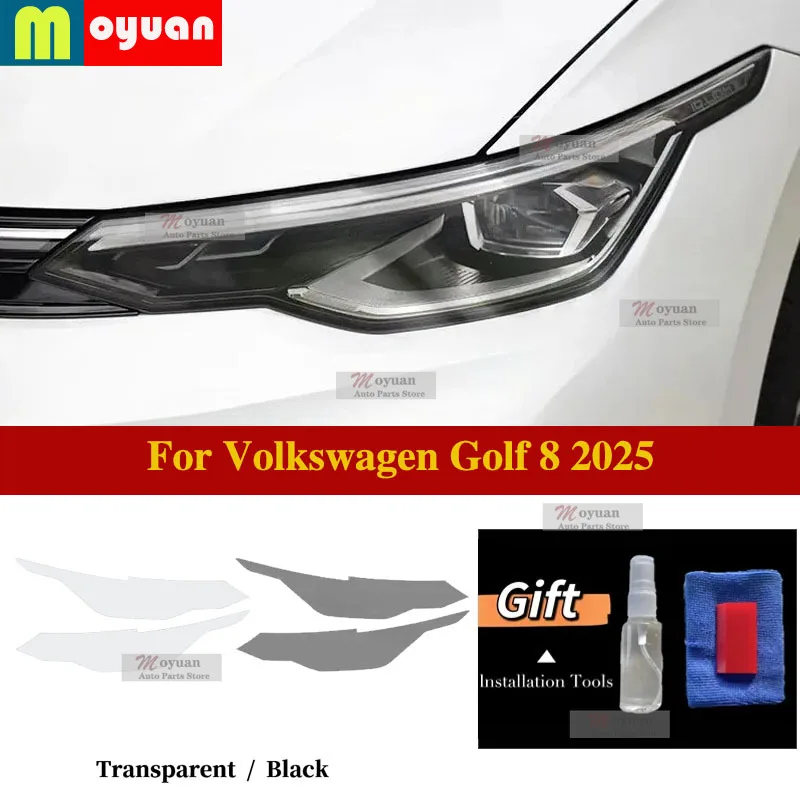 For Volkswagen Golf 8 2025 Facelift 8.5 MK8 Car Headlight Protect Car Film Transparent Black TPU Exterior Sticke Car Accessories
For Volkswagen Golf 8 2025 Facelift 8.5 MK8 Car Headlight Protect Car Film Transparent Black TPU Exterior Sticke Car Accessories