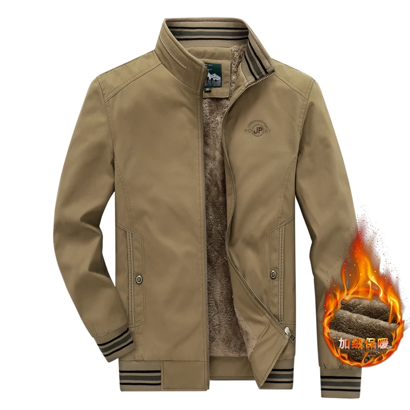 fleece warm Zipper jackets Top Men's Fashion Aviator Jacket Fleece Thickened Warm Baseball Jacket Autumn And Winter coats men
fleece warm Zipper jackets Top Men's Fashion Aviator Jacket Fleece Thickened Warm Baseball Jacket Autumn And Winter coats men