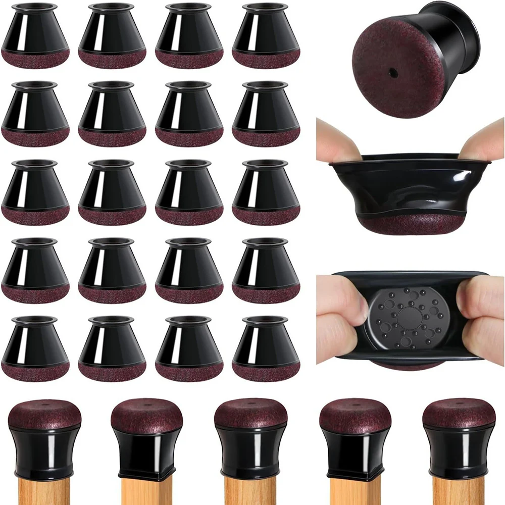 4-16Pcs Silicone Protective Cover Table Chair Leg Guards Pads Floor Protectors Furniture Foot Covers Anti Slip&Noise Reduction
4-16Pcs Silicone Protective Cover Table Chair Leg Guards Pads Floor Protectors Furniture Foot Covers Anti Slip&Noise Reduction