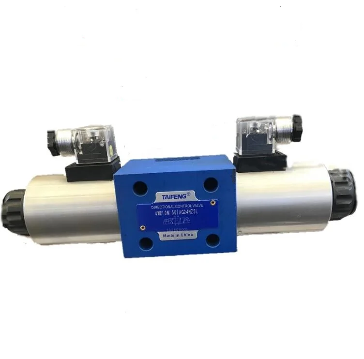 4WE10J/E-50/AG24NZ4 4WE10H-50/AW220NZ5L 4WE10G/M-50/AG24NZ5L TAIFENG DIRECTIONAL CONTROL VALVE
4WE10J/E-50/AG24NZ4 4WE10H-50/AW220NZ5L 4WE10G/M-50/AG24NZ5L TAIFENG DIRECTIONAL CONTROL VALVE