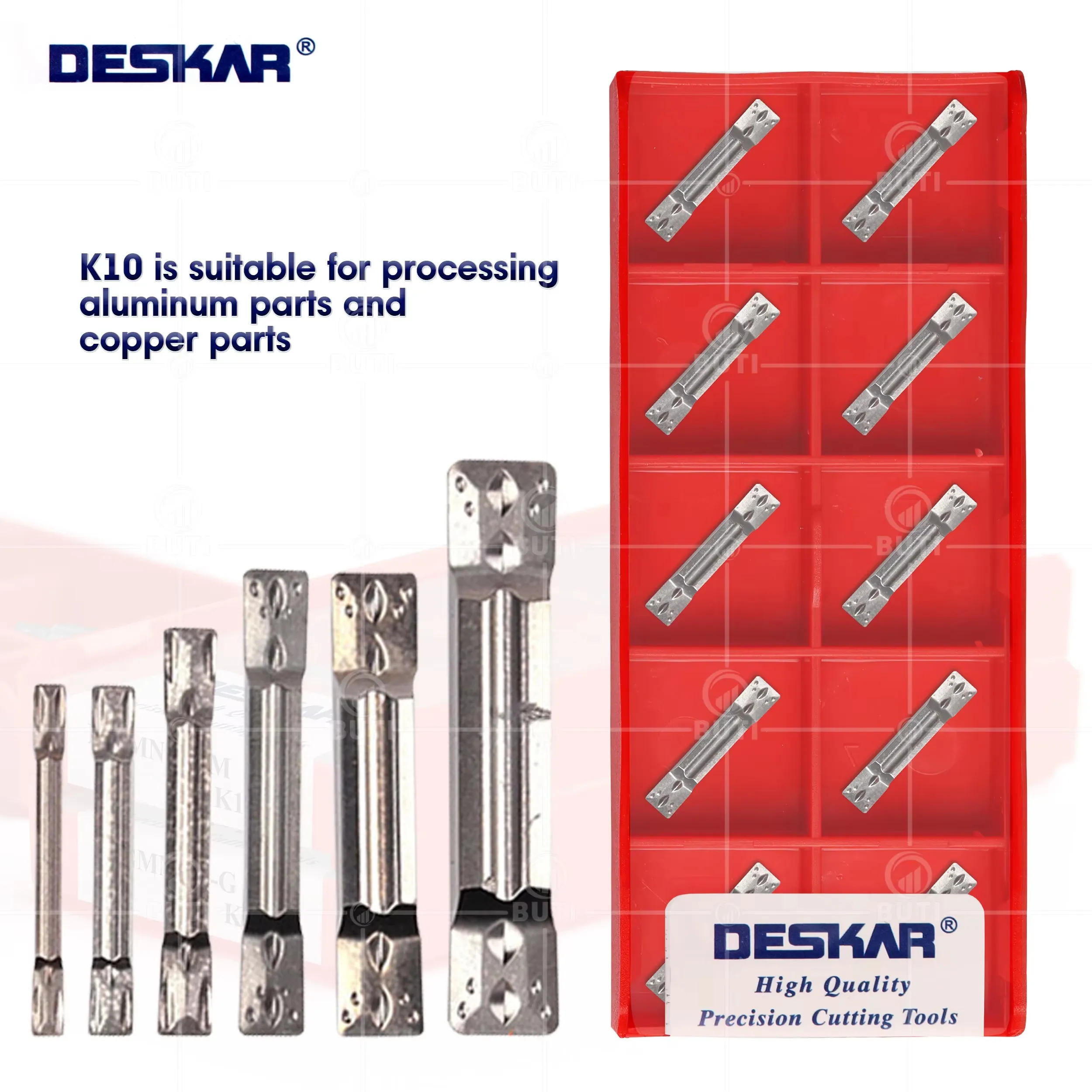 DESKAR 100% оригинальные алюминиевые лезвия MGMN150/200/250-G MGMN300/400/500-M K10 токарный станок с ЧПУ, канавочная вставка, режущие инструменты серии MGMN 
DESKAR 100% оригинальные алюминиевые лезвия MGMN150/200/250-G MGMN300/400/500-M K10 токарный станок с ЧПУ, канавочная вставка, режущие инструменты серии MGMN