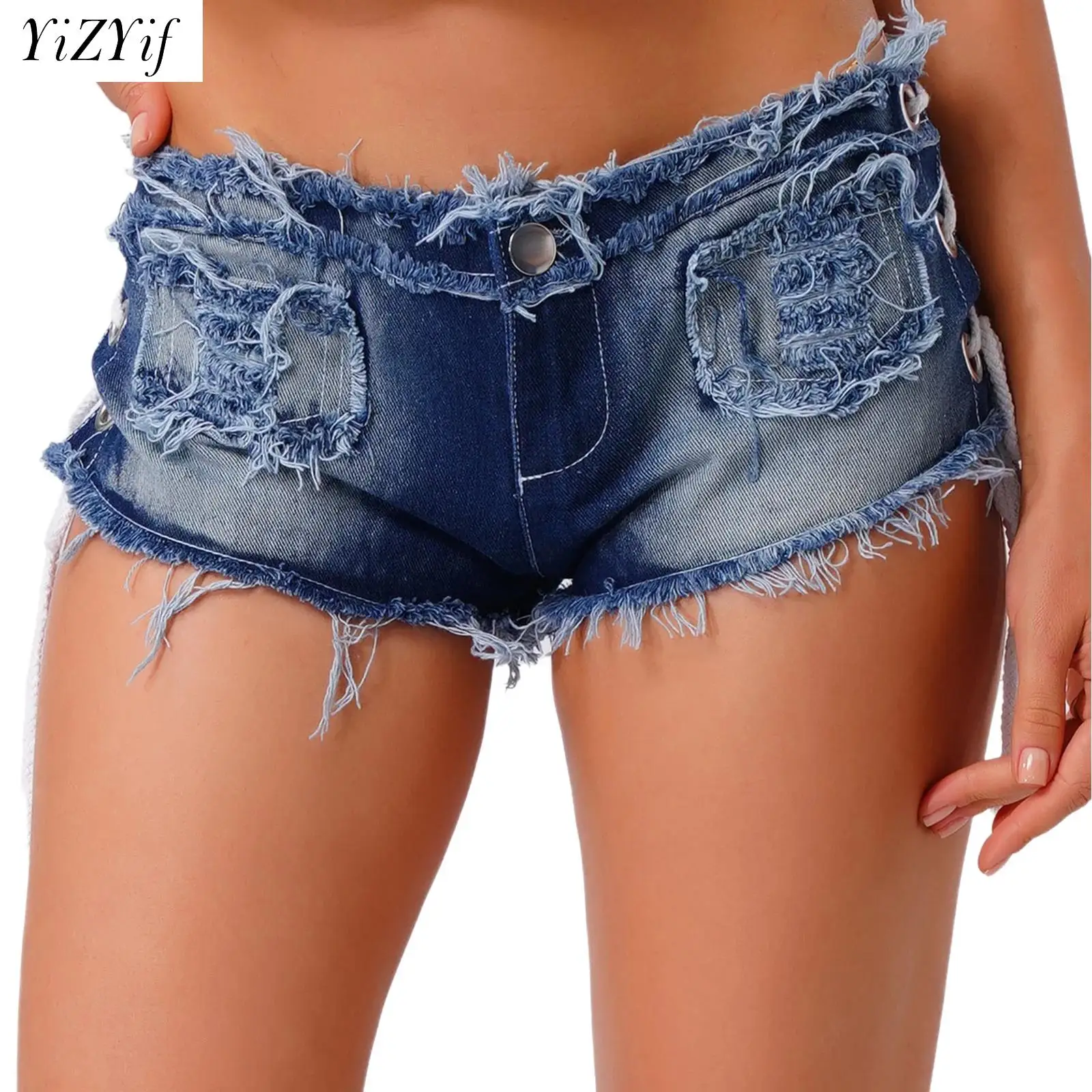 Женские сексуальные джинсовые шорты с низкой талией, шорты с вырезом на шнуровке, потертые мини-горячие брюки, нижнее белье, ночной клуб, бар, пляж, рейв, вечеринка, клубная одежда
Женские сексуальные джинсовые шорты с низкой талией, шорты с вырезом на шнуровке, потертые мини-горячие брюки, нижнее белье, ночной клуб, бар, пляж, рейв, вечеринка, клубная одежда