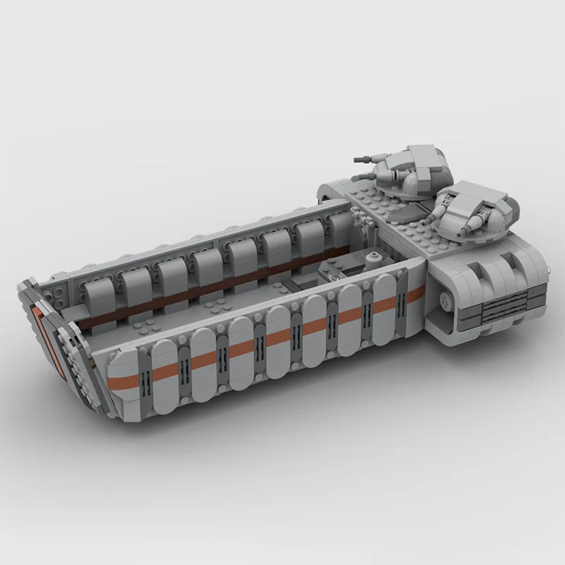 NEW 860PCS MOC Space Battle Lci 33 Troop Transport Model DIY Creative Assembly Building Blocks Display Birthday Gift Building
NEW 860PCS MOC Space Battle Lci 33 Troop Transport Model DIY Creative Assembly Building Blocks Display Birthday Gift Building