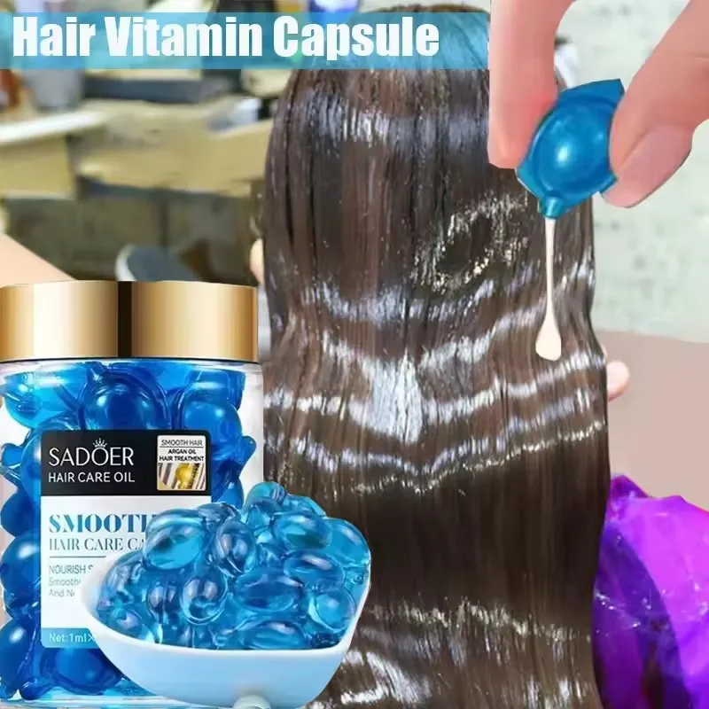 Magic Hair Vitamin Capsule Keratin Oil Fast Restore Hair Soft Smooth Shiny Deep Moisturizer Frizzy Dry Scalp Hair Care Products
Magic Hair Vitamin Capsule Keratin Oil Fast Restore Hair Soft Smooth Shiny Deep Moisturizer Frizzy Dry Scalp Hair Care Products