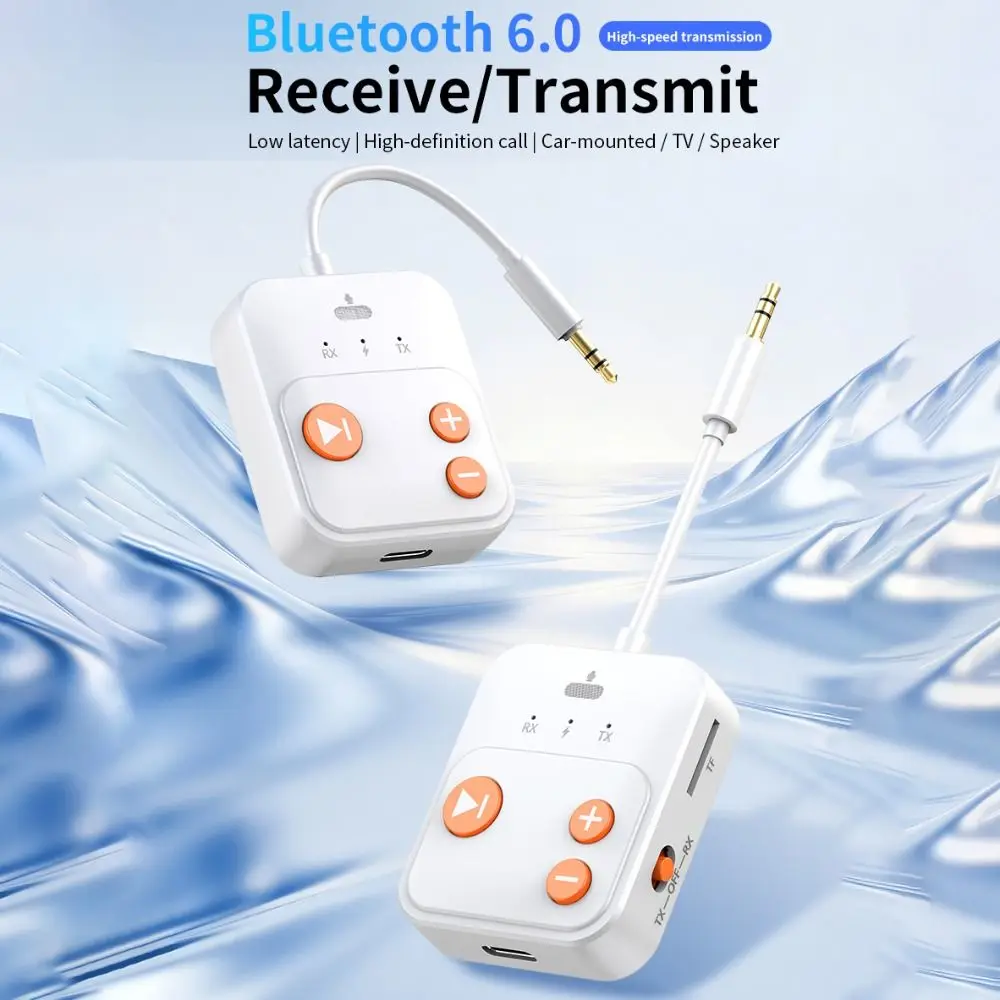 2 in 1 Bluetooth 6.0 Adapter Type-C Changing With Mic Wireless Receiver Transmitter Multi Purpose Universal TX/RX BT Boxes
2 in 1 Bluetooth 6.0 Adapter Type-C Changing With Mic Wireless Receiver Transmitter Multi Purpose Universal TX/RX BT Boxes