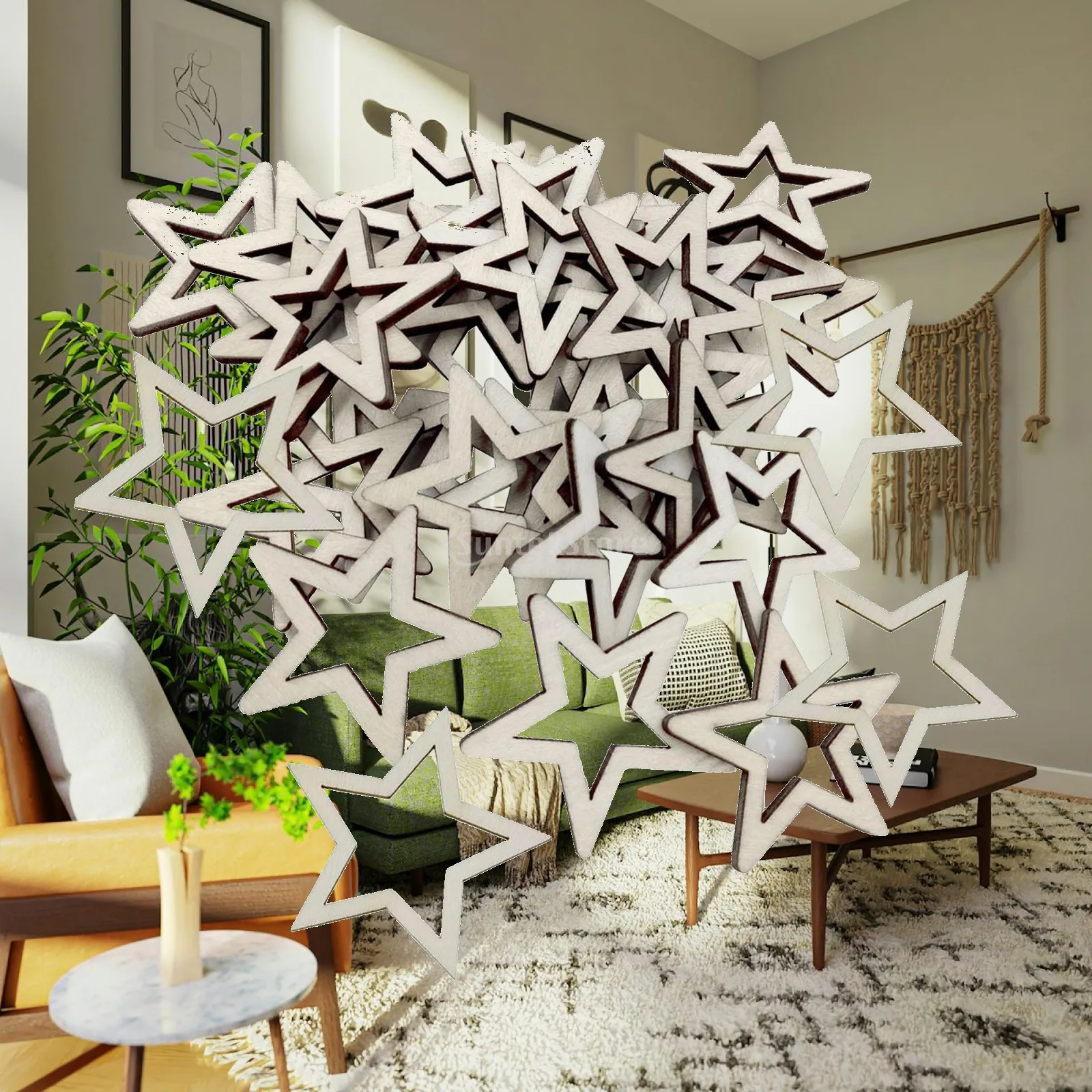 50 Pieces Hollow Star Unfinished Wood Pieces for Holiday Hanging Decorations
50 Pieces Hollow Star Unfinished Wood Pieces for Holiday Hanging Decorations