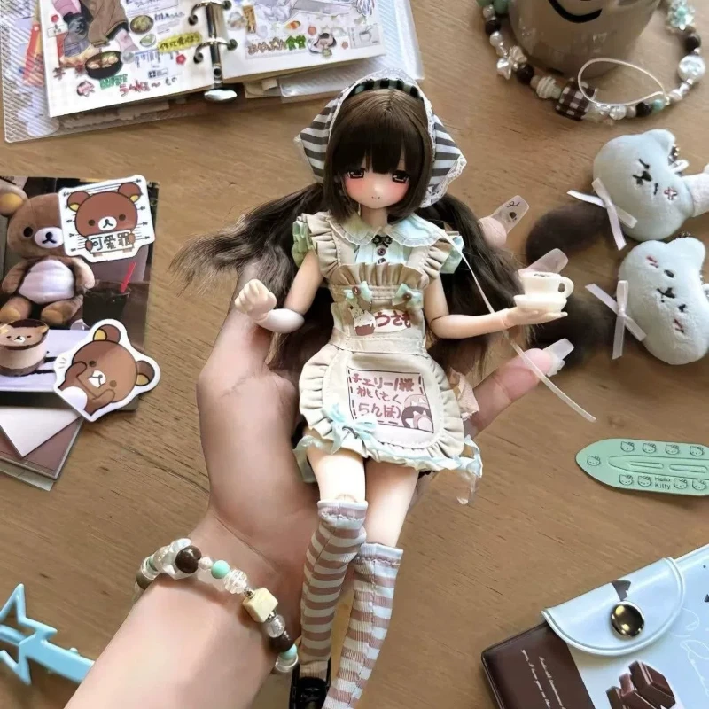 Doll Clothes Cute Cartoon Sweet Waiter Outfit Set For Azone Six Inch Ob22 Ob24 Printed Apron Dress For Doll Hobby Lovers
Doll Clothes Cute Cartoon Sweet Waiter Outfit Set For Azone Six Inch Ob22 Ob24 Printed Apron Dress For Doll Hobby Lovers