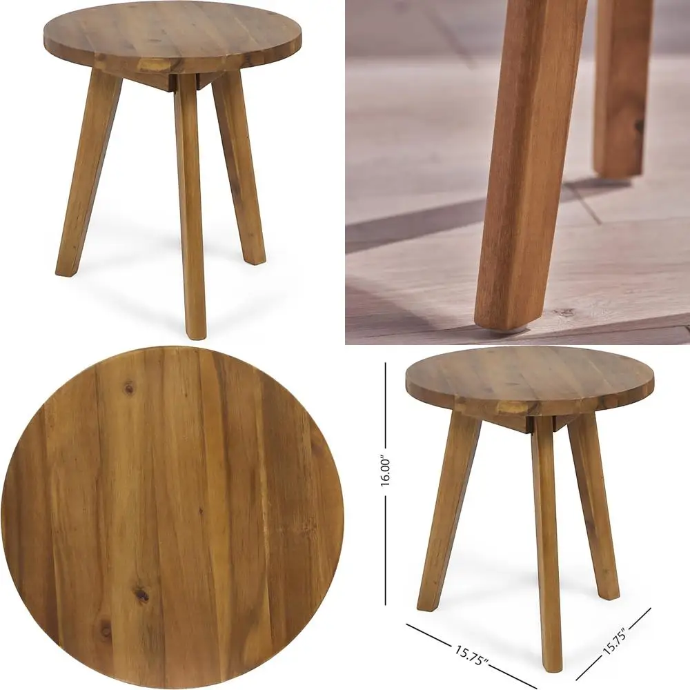 Gino Style Acacia Wood Outdoor Side Table with Natural Finish
Gino Style Acacia Wood Outdoor Side Table with Natural Finish