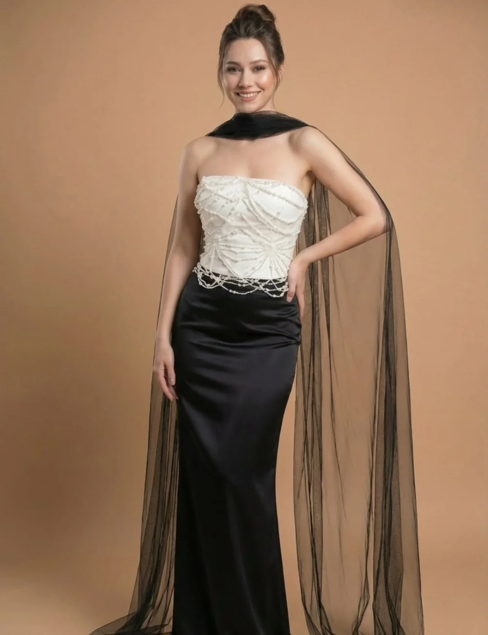 Customized Matching Charmeuse Pleat Sequined Pearl Trumpet Strapless Long Bespoke Occasion Homecoming Dresses
Customized Matching Charmeuse Pleat Sequined Pearl Trumpet Strapless Long Bespoke Occasion Homecoming Dresses