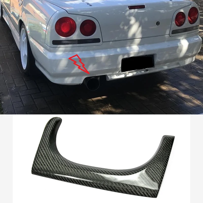 For Nissan Skyline R34 GTR Carbon Fiber Rear Bumper Heat Shield - OEM Bumper Only 1999-2002
For Nissan Skyline R34 GTR Carbon Fiber Rear Bumper Heat Shield - OEM Bumper Only 1999-2002