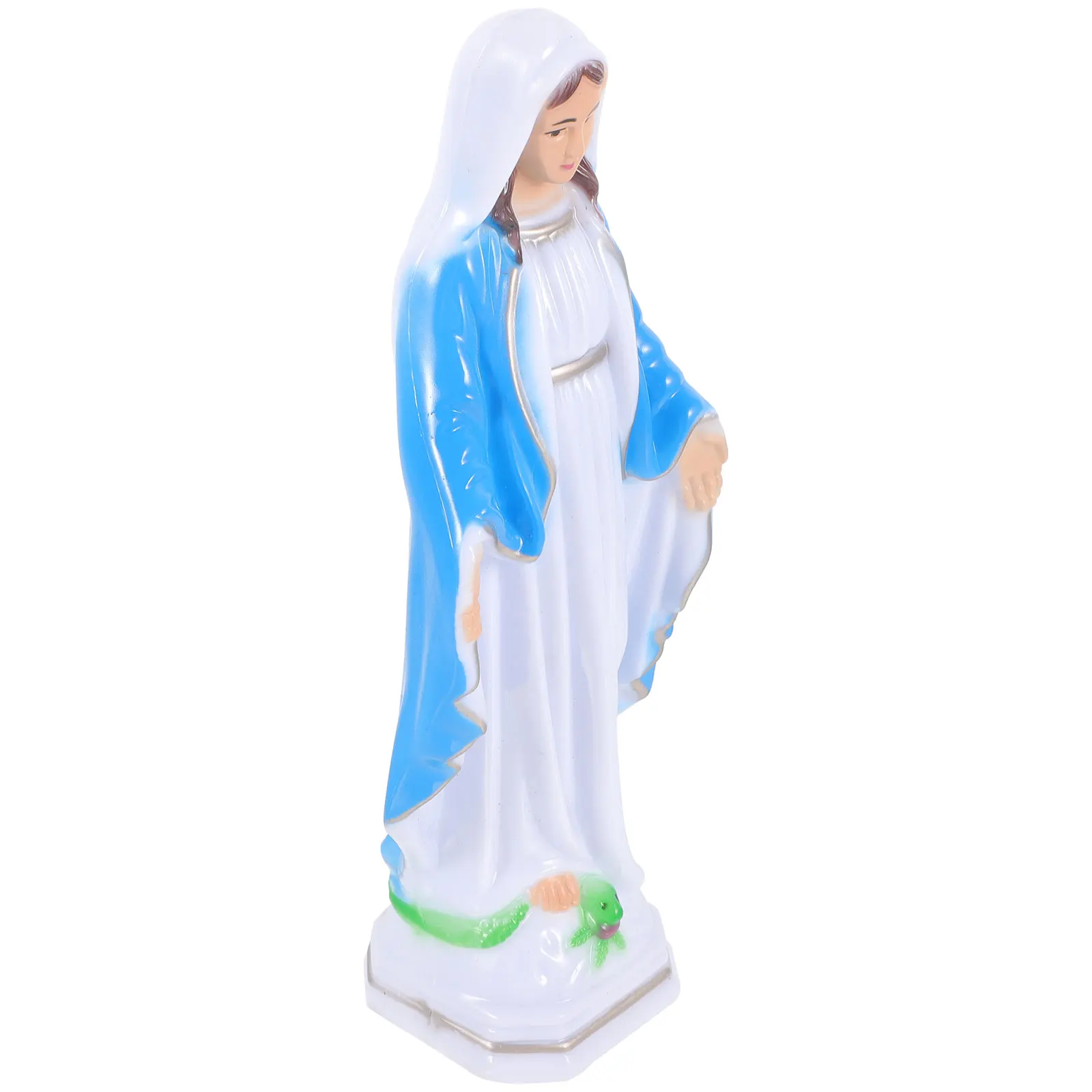 Virgin Statue Mini Small Blessed Mother Plastic Sculpture Catholic Figurine Home Decoration Religious Ornament
Virgin Statue Mini Small Blessed Mother Plastic Sculpture Catholic Figurine Home Decoration Religious Ornament