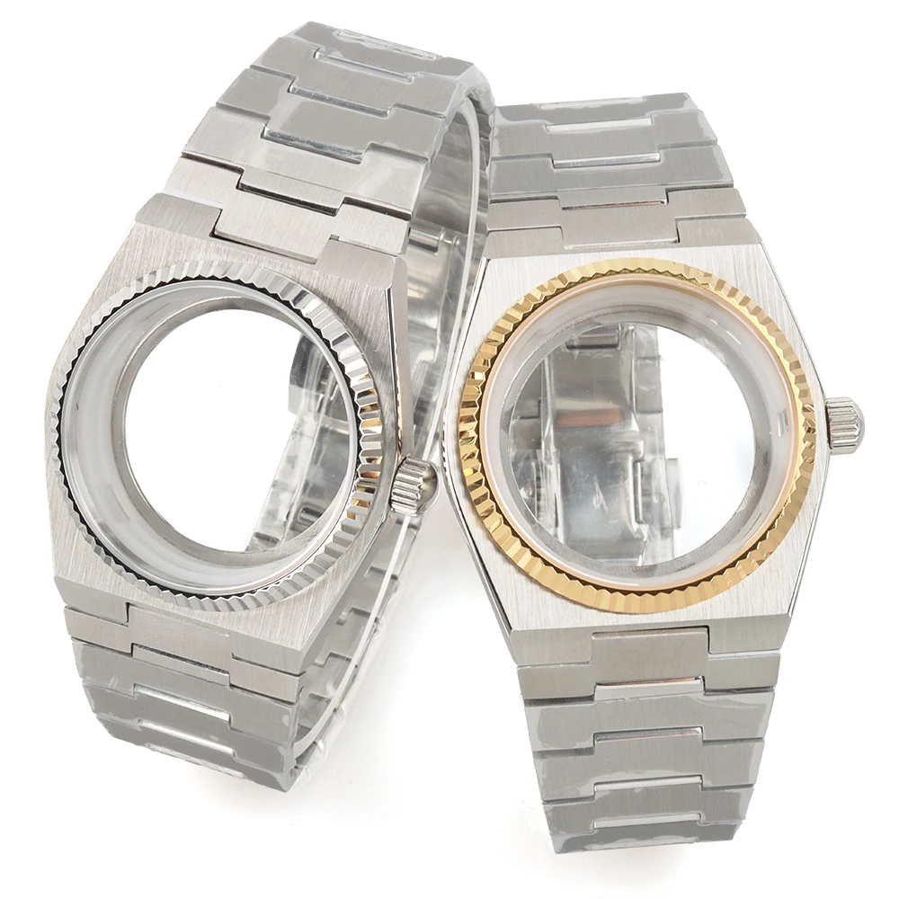 NH35 40mm Case With Stainless Steel Watchband For PRX Super Player NH35 NH36 Movement 31.8mm Dial Sapphire Glass Waterproof Case
NH35 40mm Case With Stainless Steel Watchband For PRX Super Player NH35 NH36 Movement 31.8mm Dial Sapphire Glass Waterproof Case