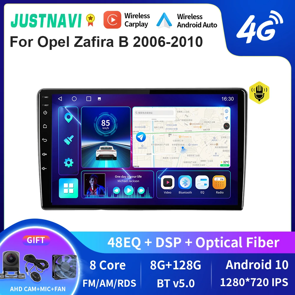JUSTNAVI QT10 беспроводной CarPlay Android авто радио для Opel Zafira B 2006-2010 стерео автомобильный мультимедийный видеоплеер GPS DVD
JUSTNAVI QT10 беспроводной CarPlay Android авто радио для Opel Zafira B 2006-2010 стерео автомобильный мультимедийный видеоплеер GPS DVD
